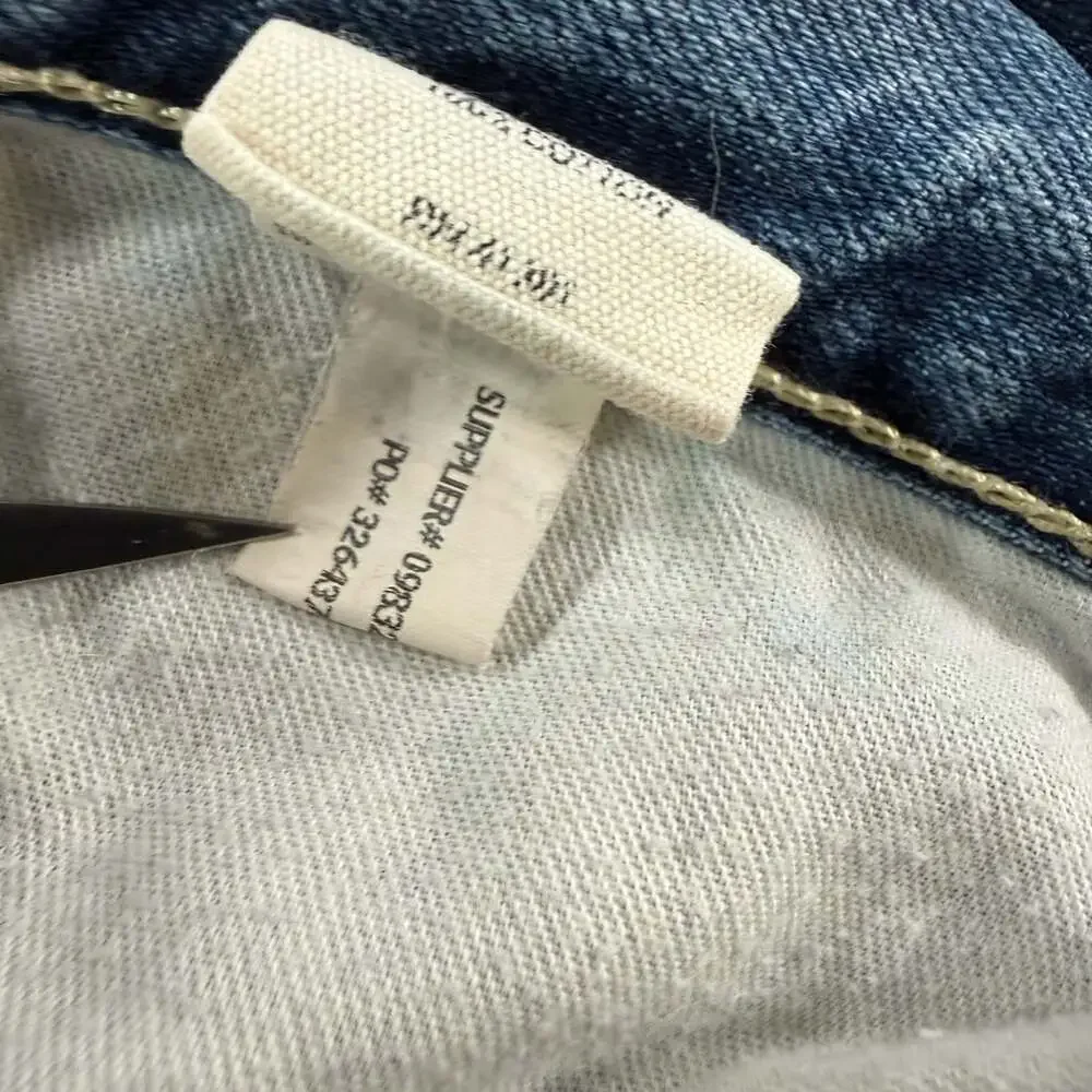 Polo Ralph Lauren Classic Fit Jeans Mens 40x32 Distressed Light Wash Denim